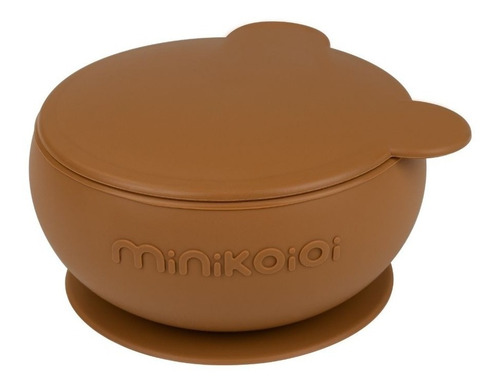 Imagen 3 de 6 de Bowl Silicona 450ml Antideslizante Con Tapa Minikoioi Bowly