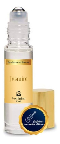 Perfume Roll On Jasmim 10ml - Feminino Floral