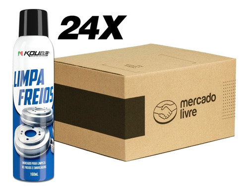 Caixa Com 24 Limpa Freios E Embreagens Koube 160 Ml