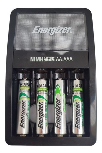 Cargador Energizer Maxi Y Baterias Recargables Aaa Combo Kit