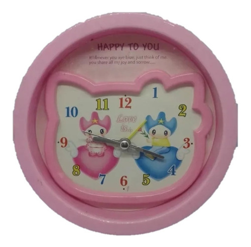 Reloj Fondo 3d, Color Rosa Para Niña Entrega Inmediata!!