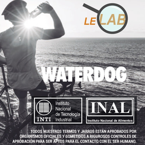 Botella Aluminio Waterdog Scorpio Pico Gimnasio 750ml Lelab
