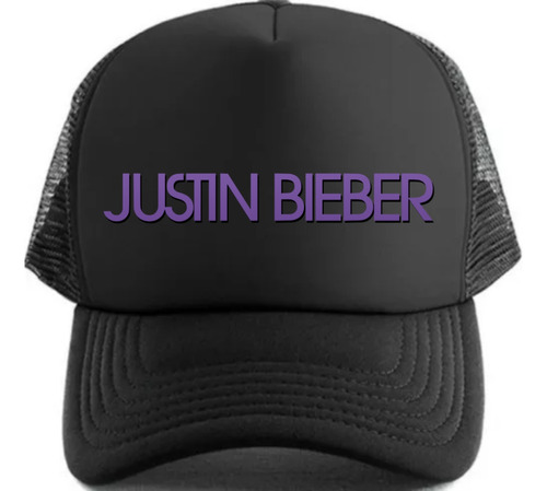 Gorra Vinilo Trucker Personalizada Justin Bieber 