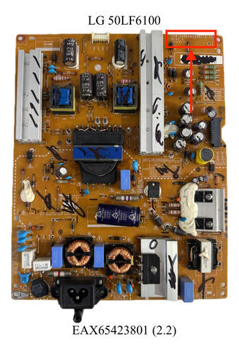 Tarjeta Fuente Lg 50lf6100 Eax65423801 (2.2) (Usado)