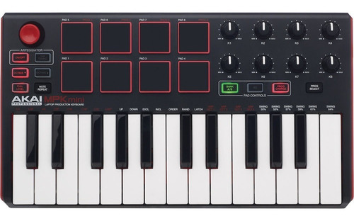 Teclado Controlador Akai Mpk Mini Mk2 Atençâo Garantia 1 Ano