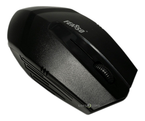 Mouse Sem Fio Feasso Wireless 2.4ghz Fams-11 Com Receptor
