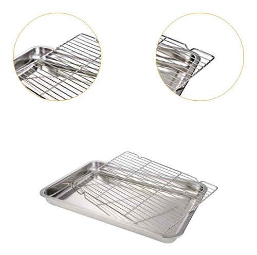Bandeja Para Hornear, Molde Para 40 Cm X 30 Cm X 4,8 Cm