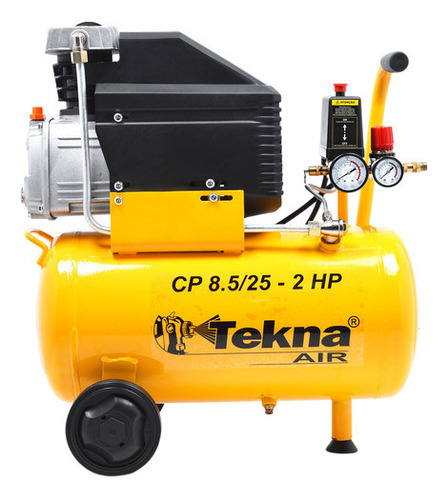 Compressor De Ar 8,5 Pés 24 Litros 2hp Tekna 127v Vitrine