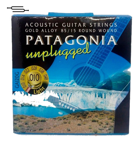 Cuerdas Guitarra Acustica 010 Patagonia Gold Alloy 85/15