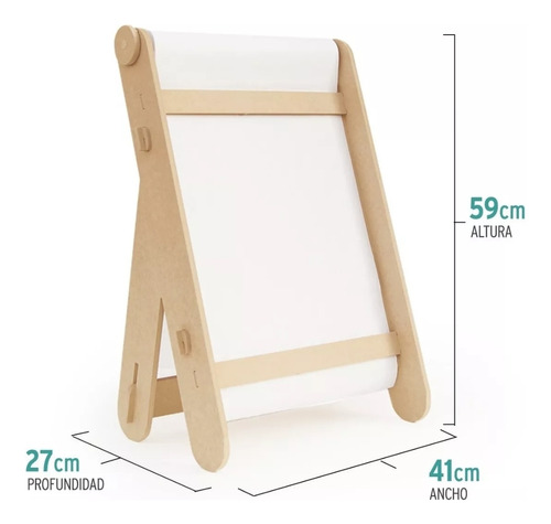 Atril De Mesa Infantil Madera Rollo