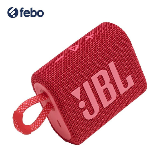 Imagen 3 de 6 de Parlante Jbl Go 3 Portátil Con Bluetooth Red Febo