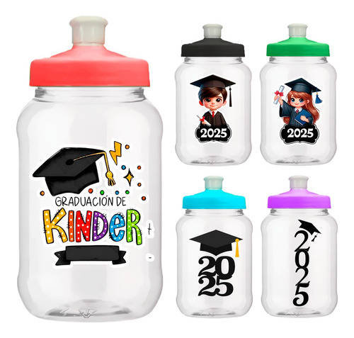 Dulcero Cilindro Tapa De Chupon Graduacion Kinder 50 Piezas