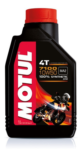 Aceite Moto Motul 7100 10w50 Sintetico 4t
