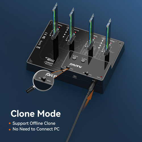 Dock Station Estação Clone Tipo-c 04 Ssd M2 Nvme - Maiwo