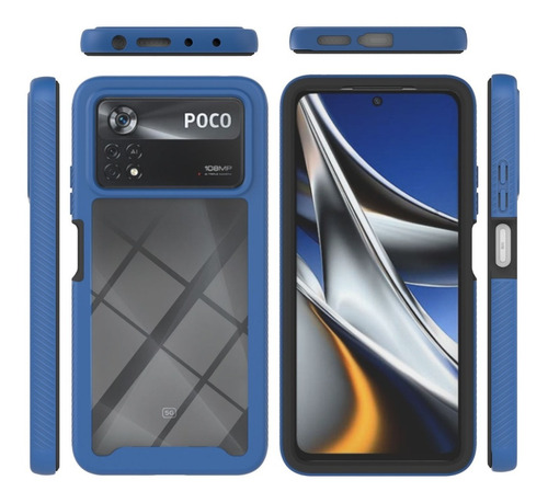 Para Xiaomi Pocox4 Pro5g Screen Protect Funda De Teléfono A