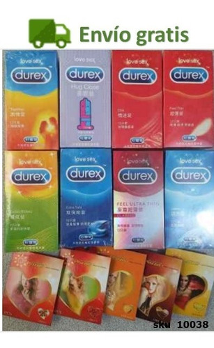 Caja 52 Condones Preservativo Durex Plazer Surtidos E/g W01