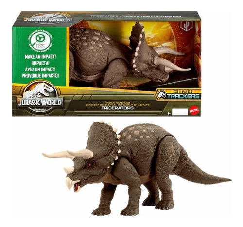 Dinosaurio Triceratops Jurassic World Dino Trackers 43 Cm