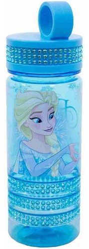 Garrafa Azul Anel Elsa Frozen 500ml - Disney