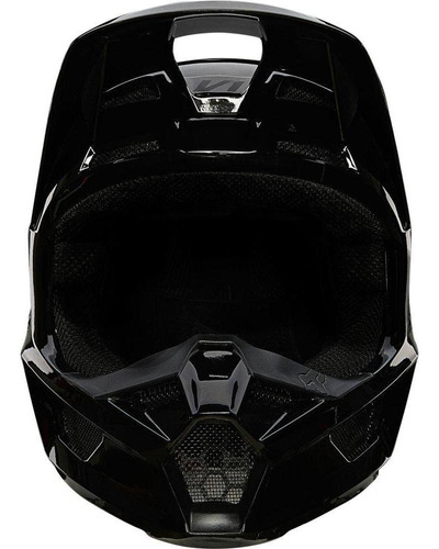 Casco Moto V1 Plaic Negro Fox 