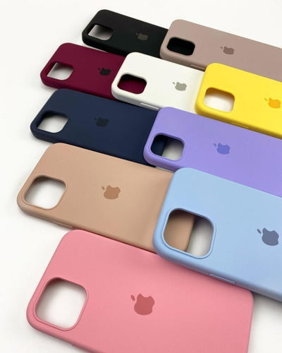 Estuche Silicona iPhone 7 8 Se Plus Xs 11 12 Pro Max