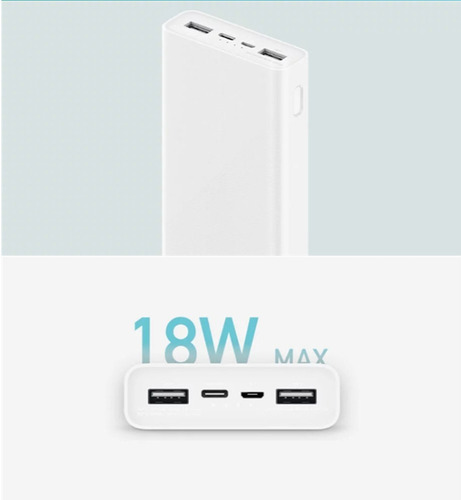 Power Bank Xiaomi 20000mah 18w Originales 