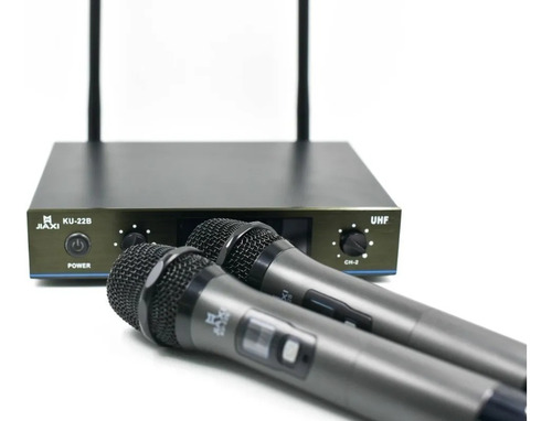 Imagem 2 de 6 de Microfone Profissional Duplo Sem Fio Jiaxi Ku-22b