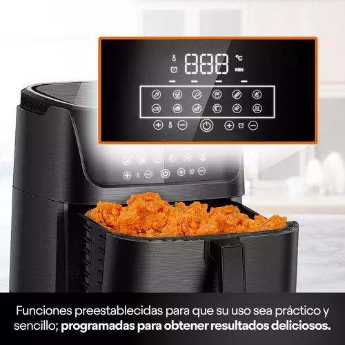 Freidora De Aire MasterChef Digital 5 Litros Negro