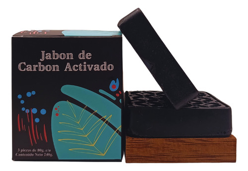 Jabon Organico Detox Carbon Activado Salud Mineral