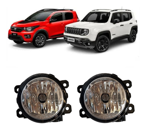 Par Farol Milha Neblina Original Punto 2013 A 2017 Mopar