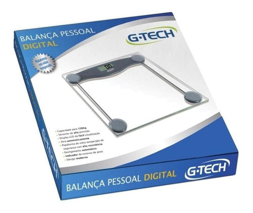 Balança Digital G-tech Glass 10