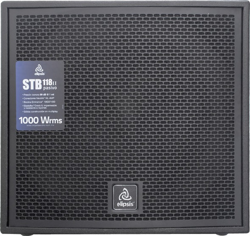 Subwoofer Pasivo Elipsis Stb-118pll (nuevo Modelo)