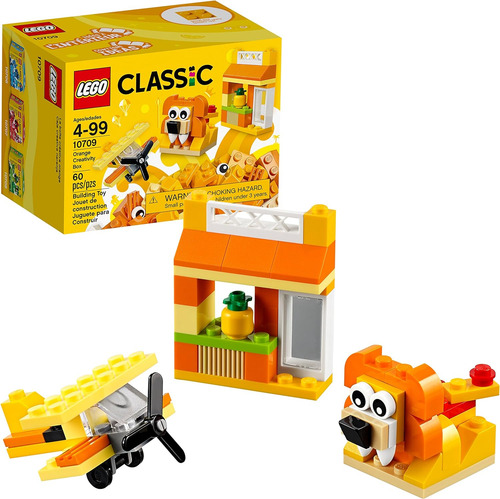Lego Classic Orange Creativity Box 10709 Building Kit