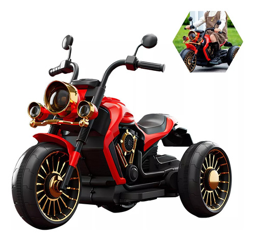 Moto Triciclo Eléctrica Carros Para Niños Montables Coche