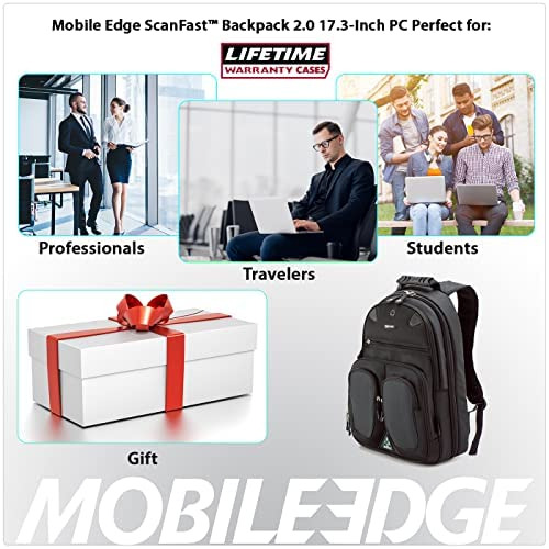 Mochila Mobile Edge Mesfbp Scanfast (negra)