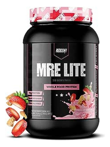 Tarta De Fresa Redcon1 Mre Lite De Proteína En Polvo, 30 Por