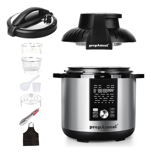 Combo Olla A Presión Y Freidora De Aire 8 Qt