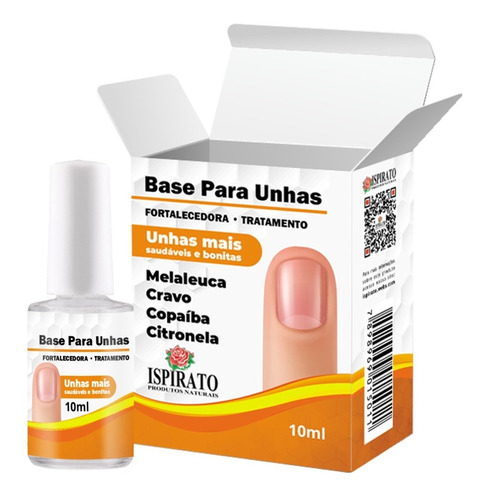 Kit Base Ispirato Para Unhas Com Micose 10ml C/ 4