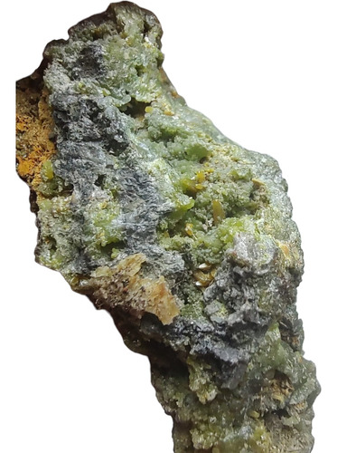 Mimetita Con Wulfenita: Especimen De Colección Plus 33g
