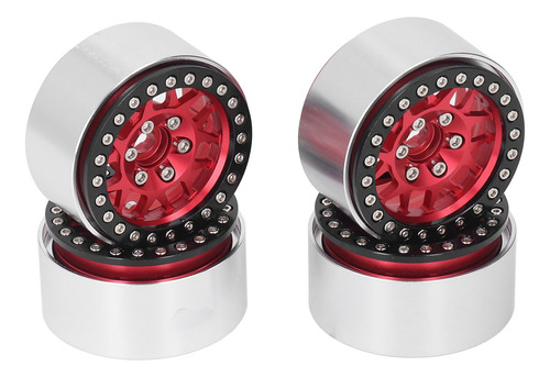 Cubo De Rueda Rc De Metal, 4 Piezas, Llantas Beadlock De Alu