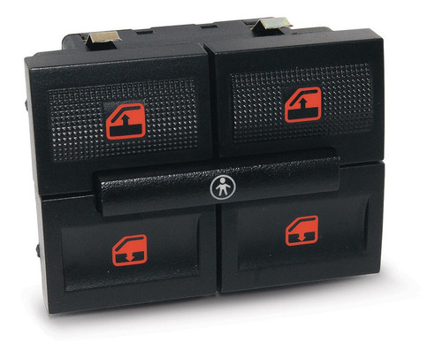 Kit Vidro Eletrico Gol G3 4p Completo Cinza Inteligente 2002
