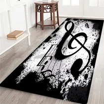 Comprar Alfombra Musical Notas Musicales Alfombra Larga Para Musical