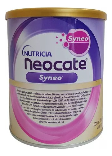 Leche En Polvo Nutricia Neocate-syneo Lata 400g 0 A 12 Meses