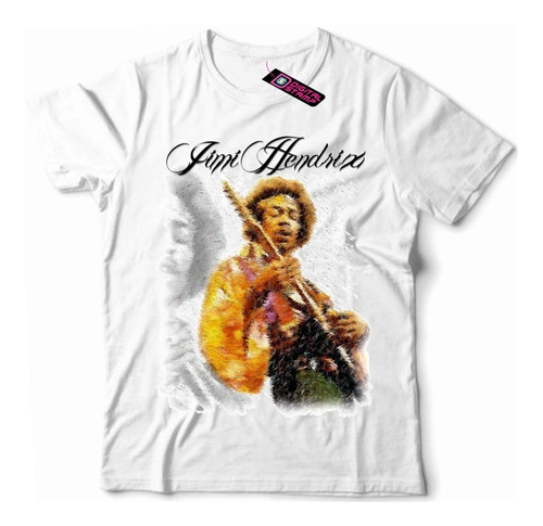 Remeras Jimi Hendrix 1 Rock Estampado Digital Stamp Dtg