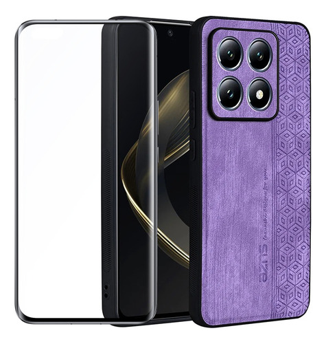 Funda Para Xiaomi 14t Pro Estampado Tridimensional+mica