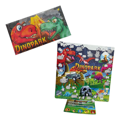 Juego De Mesa Dinopark Yuyu Familia Aventura Dinosaurios 