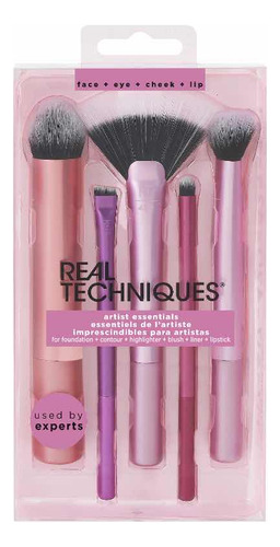 Real Techniques Set De Brochas Artist Essentials Rostro Ojos