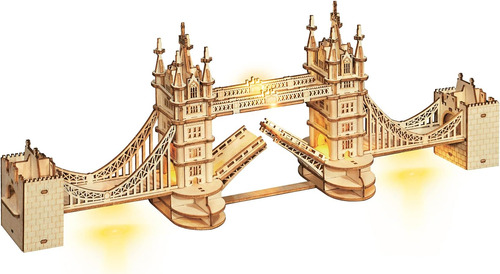 Rolife 3d Puzzles De Madera London Tower Bridge Para Adultos