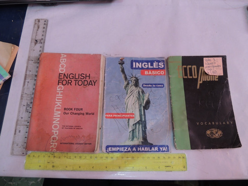 Set De 3 Libros Para Aprender Ingles Us