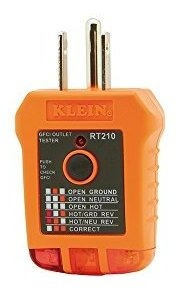 Probador De Receptáculo Gfci Klein Tools Rt210