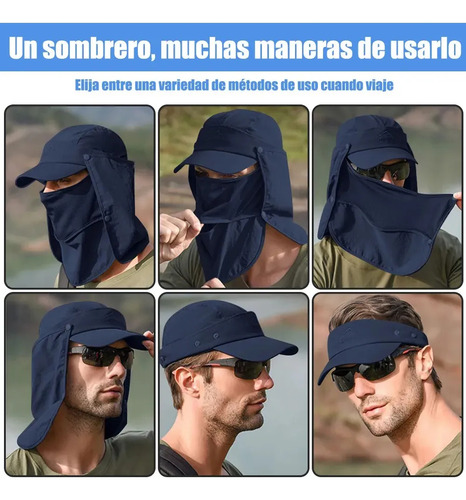 Sombrero De Sol Unisex Con Protección Uv Para Exteriores